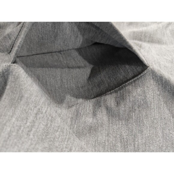 Vintage Y2K Nike Swoosh Zip Up Hoodie Gray Sweatshirt Orange Tag Women Large - Picture 10 of 15